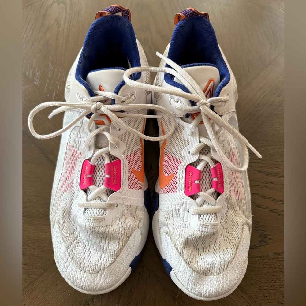 Boys Nike Big Kid Giannis Immortality 2 Basketball Shoes Whitew/Blue,Pink,Orange